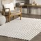 Nuloom Kai Stripe Faux Rabbit Machine Washable Area Rug 5ft x 8ft HJWR03A-508 - alternate 4